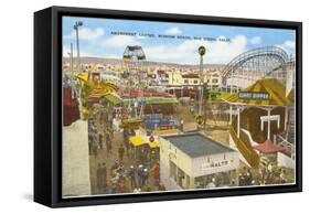 Belmont Park, San Diego, California-null-Framed Stretched Canvas