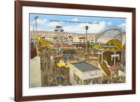 Belmont Park, San Diego, California-null-Framed Art Print