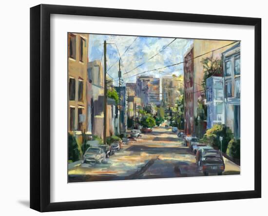 Belmont Street, Capital Hill-Brooke Borcherding-Framed Art Print