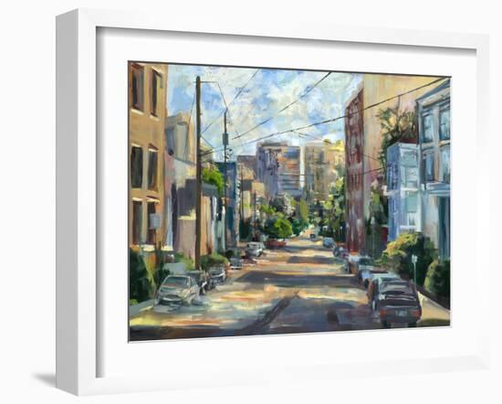 Belmont Street, Capital Hill-Brooke Borcherding-Framed Art Print