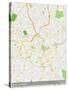 Belo Horizonte, Brazil Map-null-Stretched Canvas