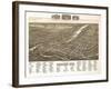 Beloit, Wisconsin - Panoramic Map-Lantern Press-Framed Art Print