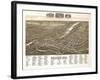 Beloit, Wisconsin - Panoramic Map-Lantern Press-Framed Art Print