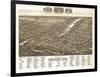 Beloit, Wisconsin - Panoramic Map-Lantern Press-Framed Art Print