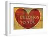 Belongs to You-John W^ Golden-Framed Art Print