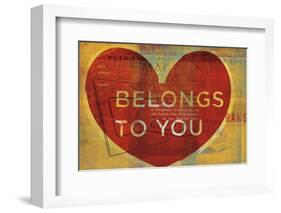 Belongs to You-John W^ Golden-Framed Art Print