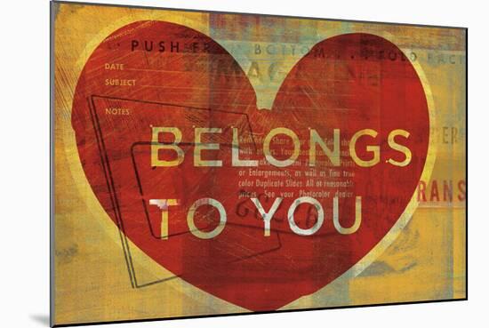 Belongs to You-John W^ Golden-Mounted Art Print