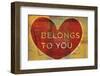 Belongs to You-John W^ Golden-Framed Giclee Print