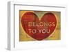 Belongs to You-John W^ Golden-Framed Giclee Print