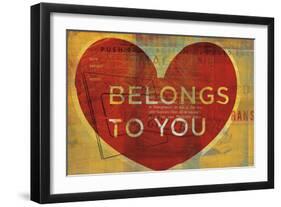 Belongs to You-John W^ Golden-Framed Giclee Print
