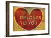 Belongs to You-John W^ Golden-Framed Giclee Print