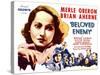 Beloved Enemy, 1936-null-Stretched Canvas