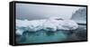 Below surface portion of iceberg, Southern Ocean, Antarctic Peninsula, Antarctica-Panoramic Images-Framed Stretched Canvas