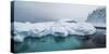 Below surface portion of iceberg, Southern Ocean, Antarctic Peninsula, Antarctica-Panoramic Images-Stretched Canvas