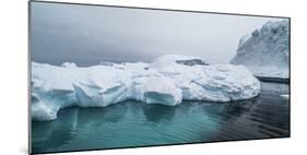 Below surface portion of iceberg, Southern Ocean, Antarctic Peninsula, Antarctica-Panoramic Images-Mounted Photographic Print
