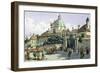 Below the Belvedere Palace in Vienna-Richard Pokorny-Framed Giclee Print