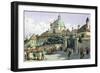 Below the Belvedere Palace in Vienna-Richard Pokorny-Framed Giclee Print