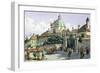 Below the Belvedere Palace in Vienna-Richard Pokorny-Framed Giclee Print