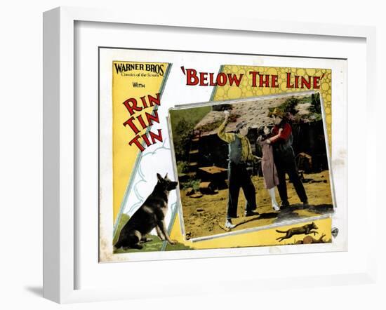 Below The Line, Rin Tin Tin, June Marlowe, 1925-null-Framed Art Print