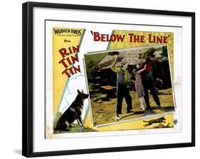 Below The Line, Rin Tin Tin, June Marlowe, 1925-null-Framed Art Print