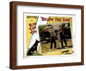 Below The Line, Rin Tin Tin, June Marlowe, 1925-null-Framed Art Print