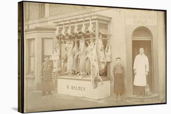 Belsey's Butchers/Photo-null-Stretched Canvas