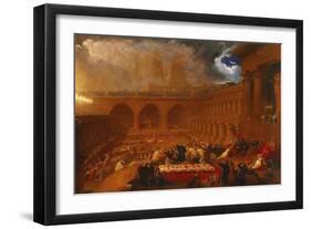 Belshazzar's Feast, 1820-John Martin-Framed Giclee Print