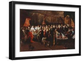 Belshazzar's Feast, C.1610-Frans Francken the Younger-Framed Giclee Print