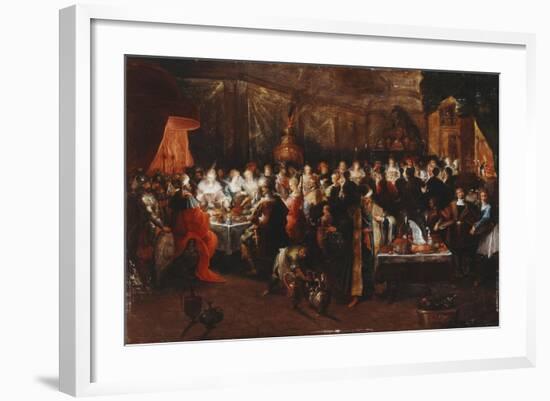 Belshazzar's Feast, C.1610-Frans Francken the Younger-Framed Giclee Print