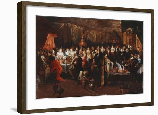 Belshazzar's Feast, C.1610-Frans Francken the Younger-Framed Giclee Print