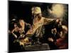 Belshazzar's Feast circa 1636-38-Rembrandt van Rijn-Mounted Premium Giclee Print