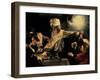 Belshazzar's Feast circa 1636-38-Rembrandt van Rijn-Framed Giclee Print