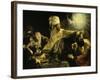 Belshazzar's Feast-Rembrandt van Rijn-Framed Giclee Print