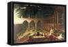 Belshazzar's Feast-John Martin-Framed Stretched Canvas