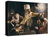 Belshazzar's Feast-Rembrandt van Rijn-Stretched Canvas