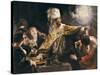 Belshazzar's Feast-Rembrandt van Rijn-Stretched Canvas