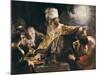 Belshazzar's Feast-Rembrandt van Rijn-Mounted Art Print