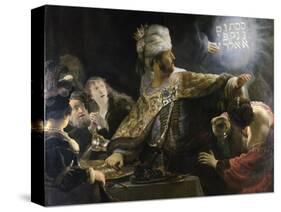 Belshazzar's Feast-Rembrandt van Rijn-Stretched Canvas
