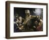 Belshazzar's Feast-Rembrandt van Rijn-Framed Giclee Print