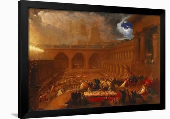 Belshazzar's Feast-John Martin-Framed Giclee Print