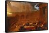 Belshazzar's Feast-John Martin-Framed Stretched Canvas