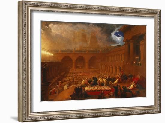 Belshazzar's Feast-John Martin-Framed Giclee Print