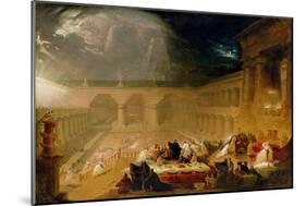 Belshazzar's Feast-John Martin-Mounted Giclee Print