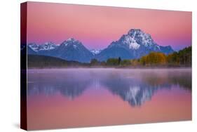 Belt of Venus at Oxbow-Darren White Photography-Stretched Canvas