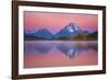 Belt of Venus at Oxbow-Darren White Photography-Framed Photographic Print