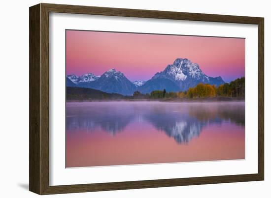 Belt of Venus at Oxbow-Darren White Photography-Framed Photographic Print