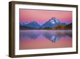 Belt of Venus at Oxbow-Darren White Photography-Framed Photographic Print