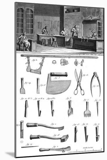 Belt Workshop 18th C.-null-Mounted Art Print