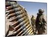 Belts of 50-Caliber Ammunition Hung from the Shoulders of Marines-Stocktrek Images-Mounted Photographic Print