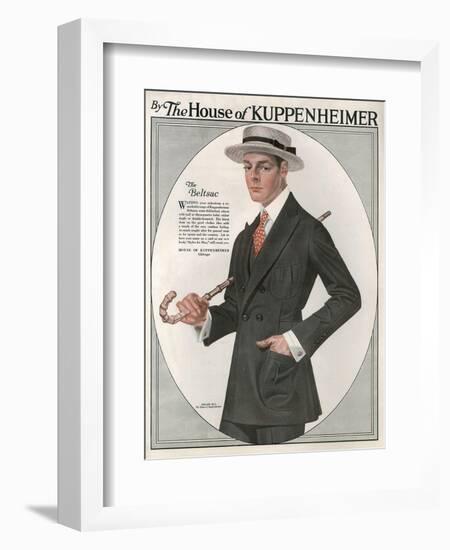 Beltsac Jacket 1917-null-Framed Art Print